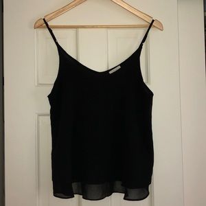 Sheer black tank
